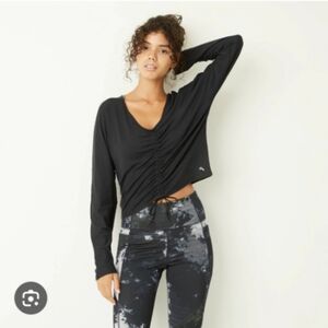Black long sleeve top